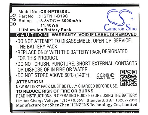 3000mAh Replacement Battery for HP Slate6 VoiceTab 6301RA Pomegranate Tablet PC (HSTNH-B19C HSTNH-B19C-S 751655-001 )- Cameron Sino Brand