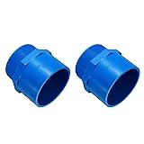 uxcell 2 Pcs Union PVC Pipe Fitting 3" Male Adapter