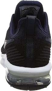 nike running air max sequent 4 trainers in white and gold