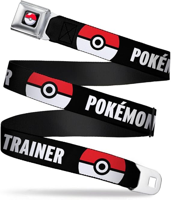 BuckleDown Seatbelt Belt Poké Ball C/U/POKEMON TRAINER