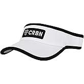 CRBN Pickleball - Performance Pickleball Visor - Lightweight & Breathable Athletic Visor, White
