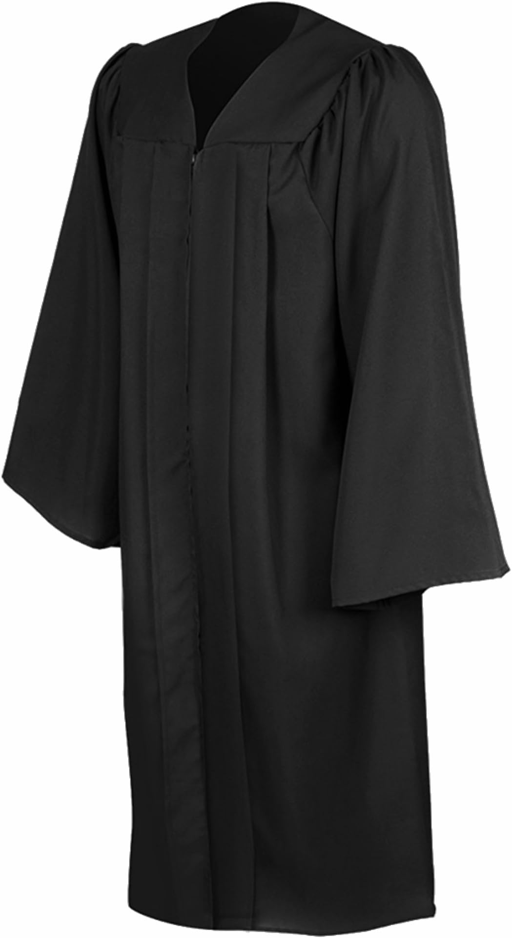 Leishungao Adult Black Choir Robe Matte Finish for Choir Clergy ReligiousWearing