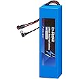 hplitebik 48V 8Ah Lithium Ebike Scooter Battery with 30A BMS for 0-1000W Motor, Lithium Replacement Battery with XT60 Adaptor, T Plug