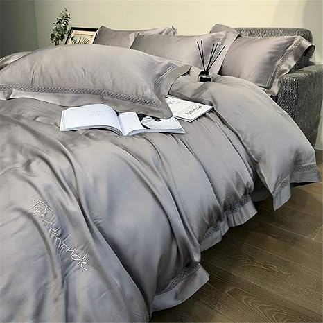 Amazon 夏涼しい両面布団と布団カバー2 X 240cm シーツ250 X 270cmと枕カバー48 74cm 60両面テンセル寝具カバー セット4点セット C 寝具カバーセット オンライン通販