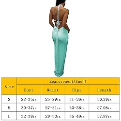 RARITYUS Women Sexy Backless Ruched Maxi Dress