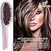 Art Naturals Hair Straightener Brush With Bonus Argan Oil 10ml - Best Ceramic, Anti Static, Electric Heating Detangling Hair Brush (2017 Edition)