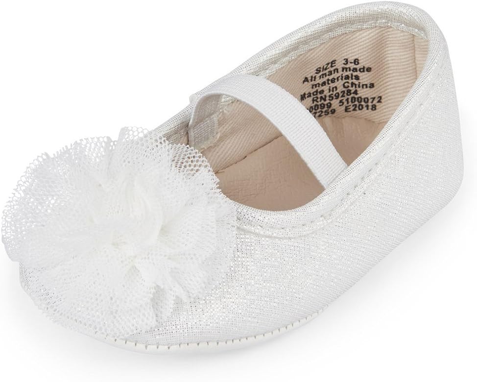 girls white ballet slippers