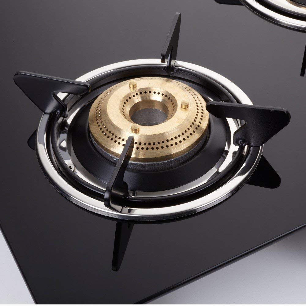 Best Glass 3 Burner Auto Ignition Gas Stove Elica Best Price With