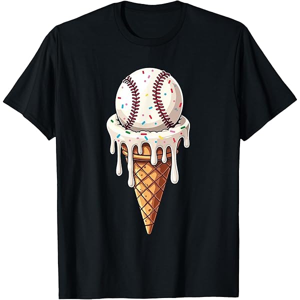 Amazon.com: Baseball Drip with Melting Ice Cream Drippy