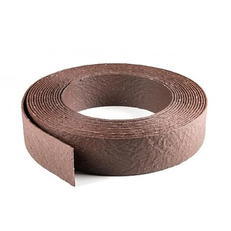 Multi-Edge Ecolat Rasenkante aufgerollt, 25m x 14cm x 0,7cm, in Braun, Beeteinfassung aus 100% recyceltem Kunststoff