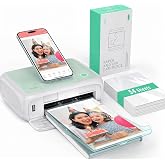 YOTON Photo Printer, Picture Printer with 54 Sheets (4"x6") &amp; 1 Ink Ribbon | 4PASS Dye-Sublimation; AR Video Printing; Wi-Fi Photo Printing; Gift for Travel &amp; Memories; for iPhone/Android/PC; Green