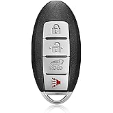 Keylessbest Replacement for 2014 2015 2016 Nissan Rogue Key Fob Remote Control KR5S180144106 4 Buttons 433MHz