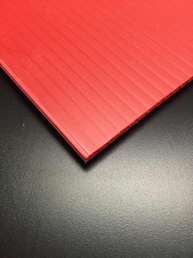 Red 4mm, 24 in x 18 in Corrugated Plastic Coroplast Sheets Sign (2