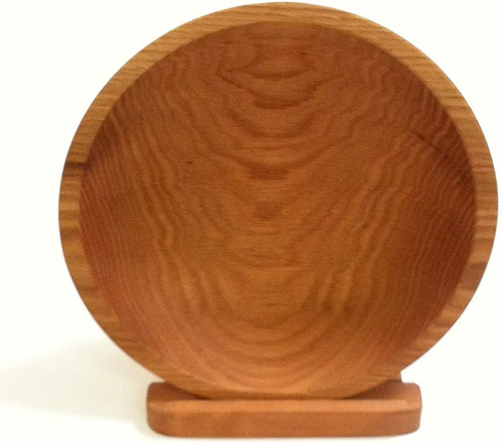 9 Inch Solid Red Oak Wood Bowl - Holland Bowl Mill