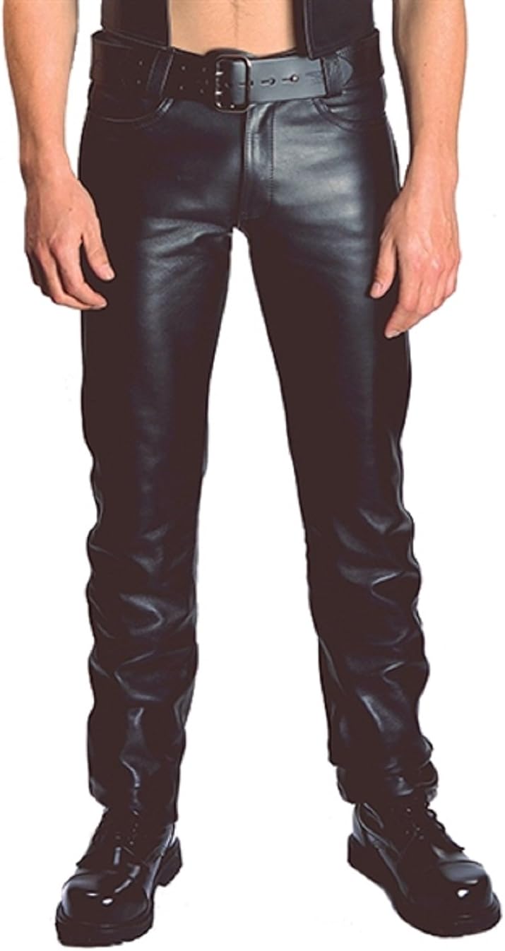 mister b leather jeans
