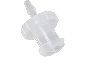 BleedZone Female Hose Connector - 1/16" PP Polypropylene Hose Barb Fittings, 25x Luer Lock Adapter for Laboratory Equipment, Syringe