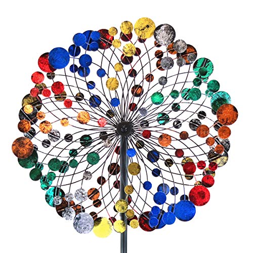 WinWindSpinner Kinetic Wind Spinners Outdoor Metal Yard Spinner with Gardening Decorations with Dual Direction Decorative Lawn Ornament Wind Mills (WWR-018) - Thumbnail 7