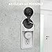 AhaStyle Nest Cam AC Outlet Shelf Wall Mount [White] - [Space Saving Solution with Built-in Cable Channel] [Easy Install with Hardware Included] - for Nest Cam Security Camera