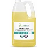Soapeauty ARGAN OIL | 100% Natural & Pure | Cold Pressed & Deodorized | Carrier for Essential Oils, Face, Body and Skin Care, Hair Growth & Moisturizer | 7 lb