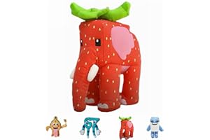 Lostwolf Steal a Brainrot Plush Strawberry Elephant New Cushion Pillow Bed Pillows