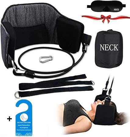 Amazon Chen Kejie ネックハンモック 首ハンモック 頸椎サポーター 首肩サポート 携帯用首牽引装置 Chen Kejie リハビリ訓練具 自助具