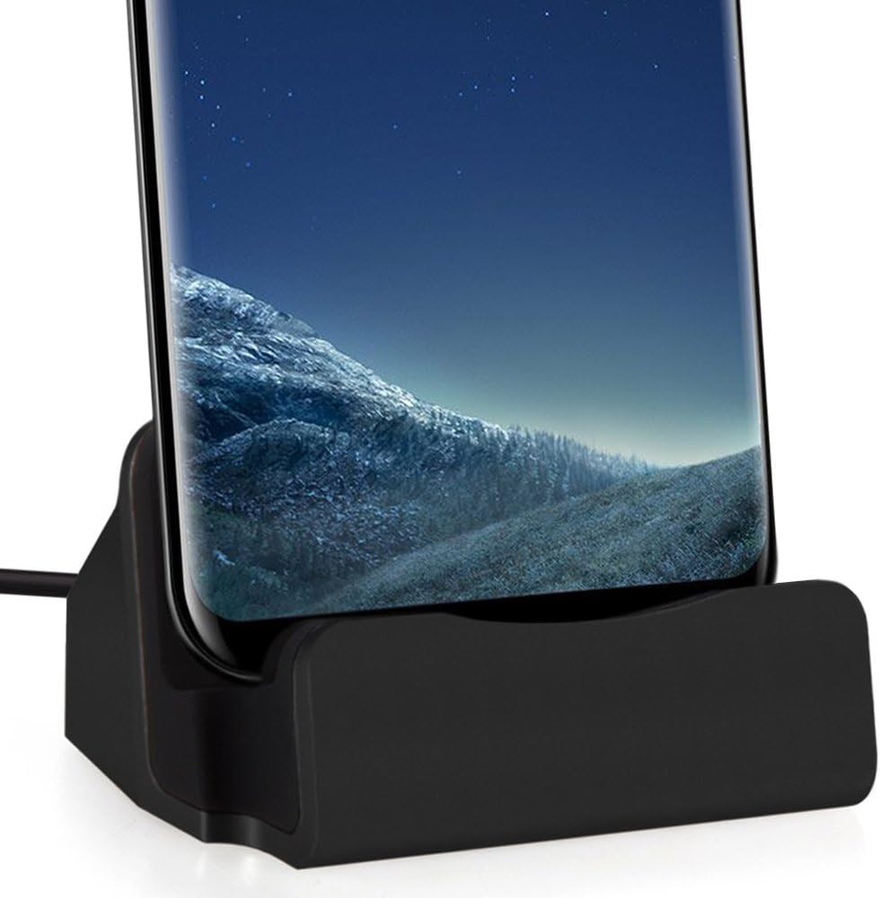 FanTEK USB Type-C Smartphone Charging Dock Station for OnePlus 2/3, Microsoft Lumia 950 XL, Huawei P9, Honor 8, LG G5, HTC 10, Google Pixel, Motorola Moto Z Play/Force / Droid, BLU Vivo 5 (Black)