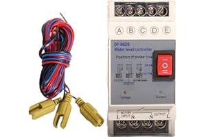 Shengbowi Automatic Water Level Controller Liquid Level Sensor & Pump Float Switch AC110V 4 Modes with Detector Water Tank