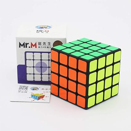 Adeeing 4x4 Square Shape Magic Cube Kids Educational Puzzle Toys