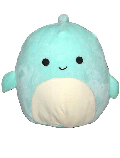 New Kellytoy Squishmallow 8 Sea Life Gordon Shark Plush Doll