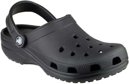 crocs slippers black