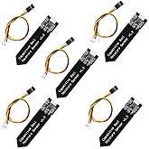 HiLetgo 5pcs Capacitive Soil Moisture Sensor Module Wide Voltage 3.3~5.5V With Cable Wire for Arduino