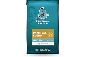 Caribou Coffee, Light Roast Ground Coffee - Daybreak Morning Blend 20 Ounce Bag