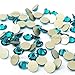 BLUE ZIRCON (229) teal Swarovski NEW 2088 XIRIUS Rose 20ss 5mm flatback No-Hotfix rhinestones ss20 144 pcs (1 gross)