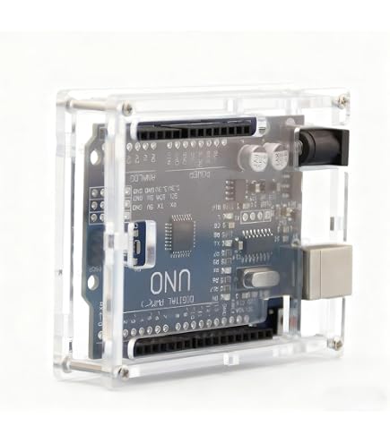 Arduino Mega 2560 R3 Behuizing – Transparant ABS – Met Aan/Uit-Schakelaar – Beschermhoes Voor DIY Projecten