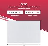 Haltons White LDPE Dust Sheets 6 Pack 3.6x2.7m 7µm Durable Plastic view 7