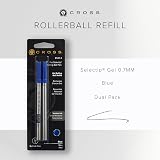 CROSS Gel Ink Rollerball Refills Blue for Selectip Pens 2 Pack view 2