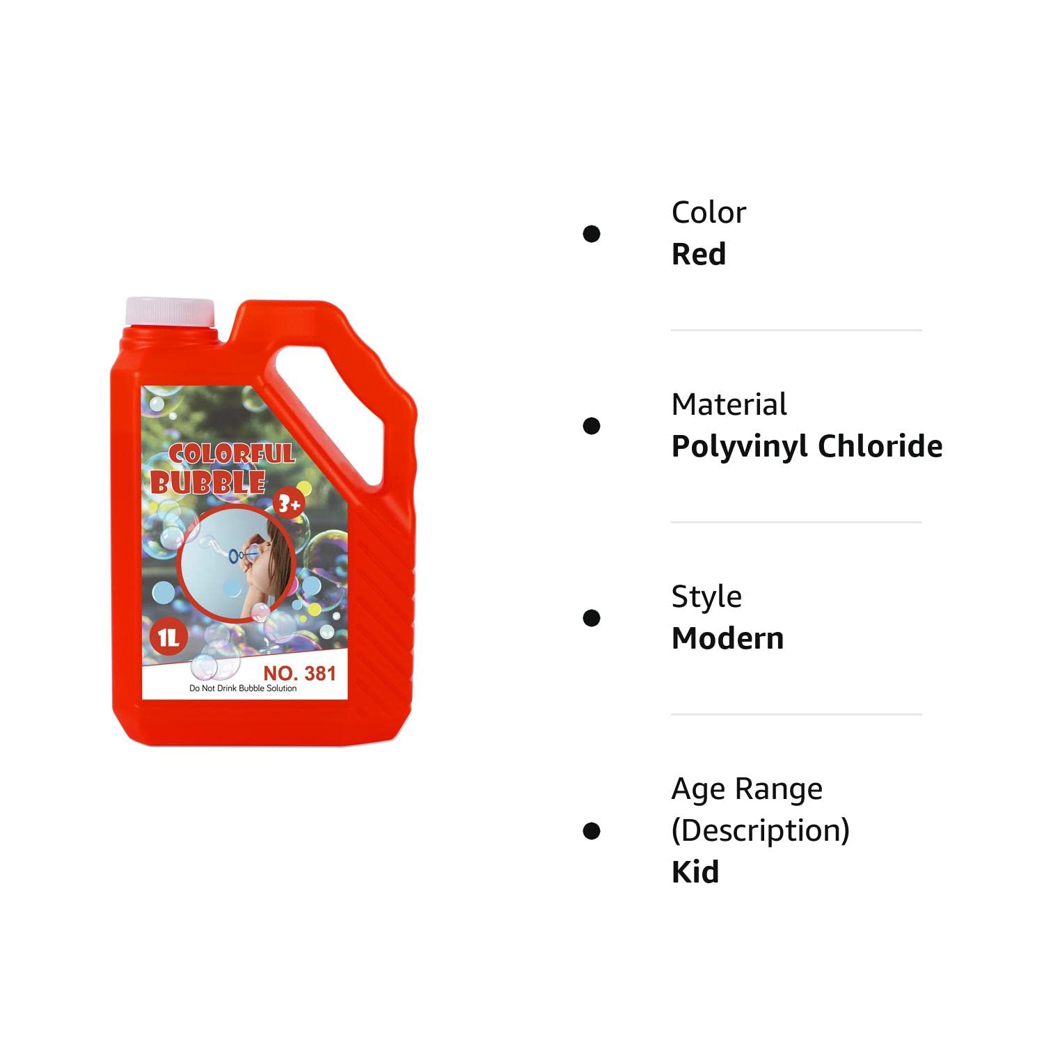 Bubble Concentrated Solution, 1 L/ 33.8 OZ Bubble Refill Solution for Kids Halloween Parties, Bubble Machine, Giant Bubble Wand, Bubble Blower Toys