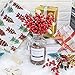 TERUNPU 30 Pack Red Berries Christmas Red Berry Stems for Christmas Tree Ornaments, Crafts, Holiday and Home Decor