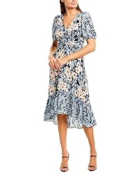 Donna Morgan Women's Bubble Sleeve High-Low
