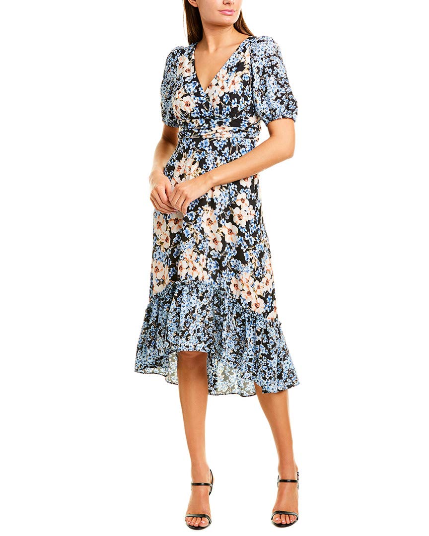 Donna Morgan Women's Bubble Sleeve High-Low