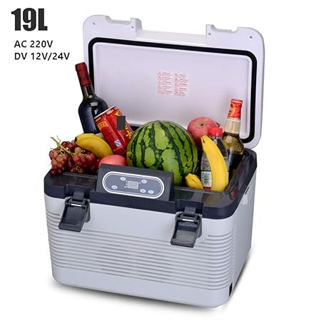 Nevera Termoeléctrica Portátil para Coche 19L Doble Núcleo Nevera ...