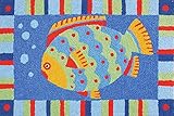 Jellybean Rug - Fish Bubbles