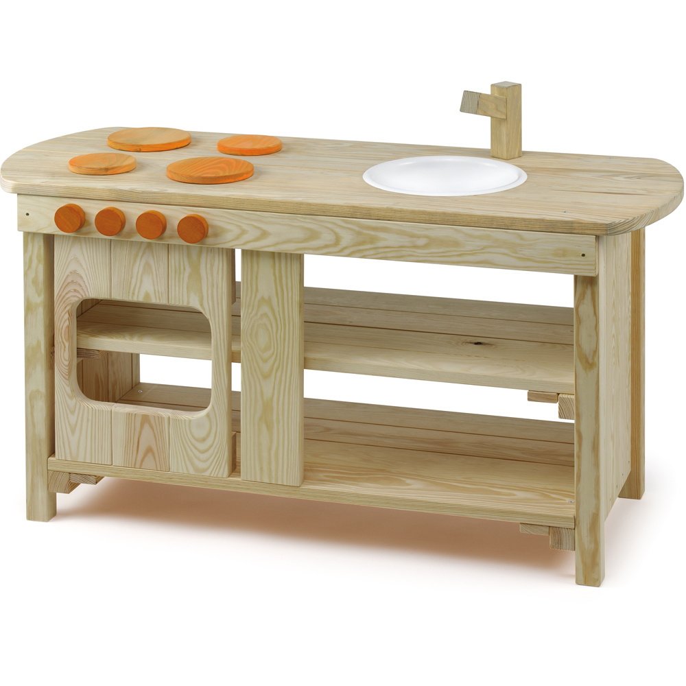 Erzi Matschküche für Draußen - Outdoor Kinderküche Holz