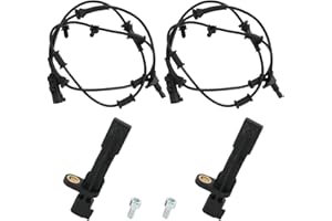 CARMOCAR Front and Rear ABS Wheel Speed Sensor Replacement for Jeep Wrangler 3.6L 2012-2017,Jeep Wrangler 3.8L 2007-2011 68003281AA 68003281AC 52060156AD 52125003AA 4PCS