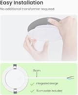 ALUSSO 4W Ultra Slim LED Downlights IP44 6500K Cool White 6 Pack view 5
