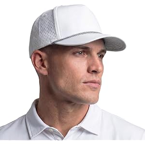 TOP-EX XL XXL Golf Hat Men Waterproof Cooling Cap Snapback for Big Head | XL XXL Big Head Rope Trucker Hat - UPF50+ Sun Prote