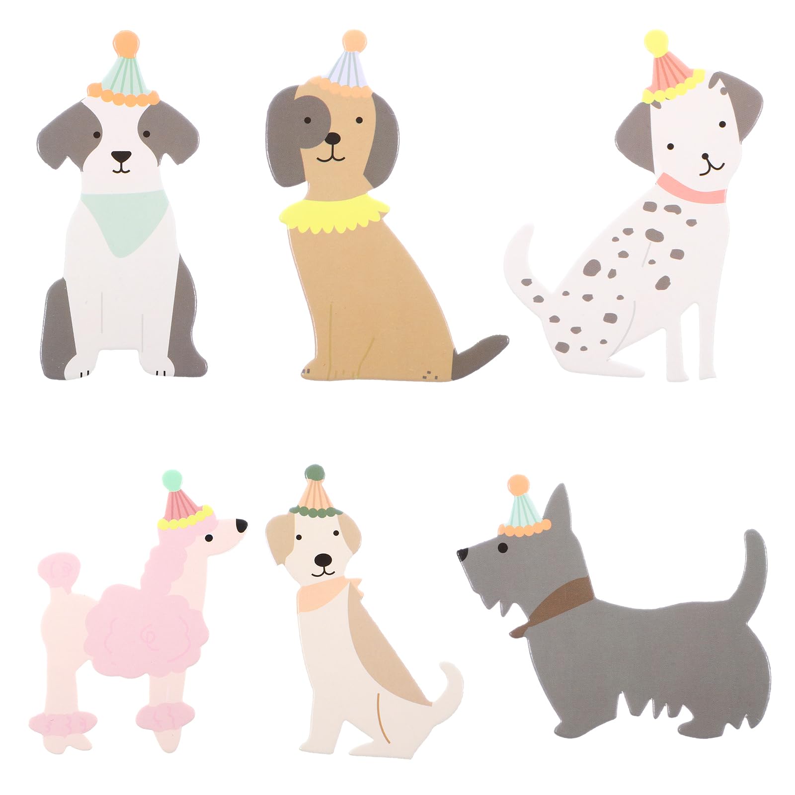 Photo 1 of 24 PCS Dog Cake Topper, Pet Dog Cupcake Toppers Dogs Themed Party Supplies Puppy Cupcake Toppers Baby Shower Cake Topper for Dogs Lover, Puppy Themed Birthday Party Decorations Supplies