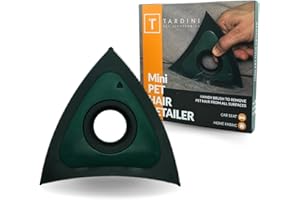 TARDINI Pet Hair Detailer for Car & Home- Pet Hair Remover Interior Car Detailing Kit- Cat & Dog Hair Removal Tool- Car Cleaning Kit- Washable Pet Hair Removal Tool for Couch, Furniture, Carpet (Black-Green)