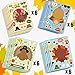 Thanksgiving Stickers for Kids, 24 Sheets Make a Turkey Face Sticker Bulk Turkey Stickers Thanksgiving Crafts Games Activities for Kids Party Favors Supplies Gifts