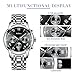 Watch,Mens Watches,Mens Fashion Stainless Steel Casual Waterproof Chronograph Quartz Wrist Watch